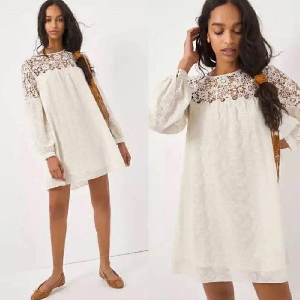 Anthropologie Josephine Lace Tunic Dress Size XS